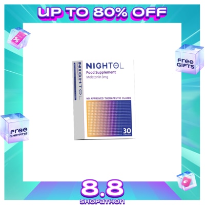 NIGHTOL Nightol Food Supplement 3mg 1 Capsule