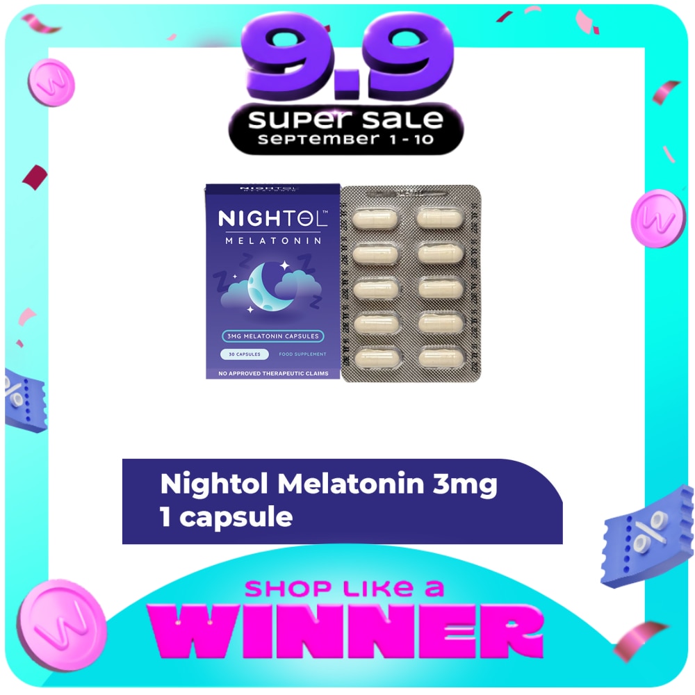 NIGHTOL Nightol Food Supplement 3mg Sold Per Piece image
