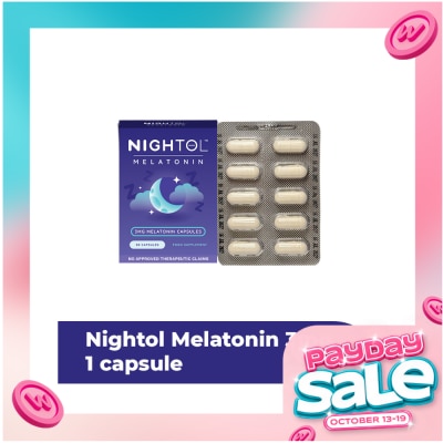 NIGHTOL NIGHTOL Nightol Food Supplement 3mg Sold Per Piece image