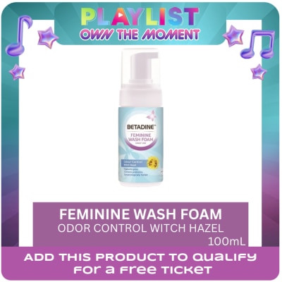 BETADINE - Feminine Foam Wash Odor Control Witch Hazel 100ml
