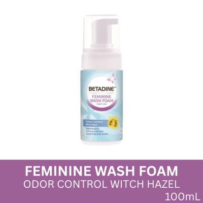 BETADINE Feminine Foam Wash Odor Control Witch Hazel 100ml