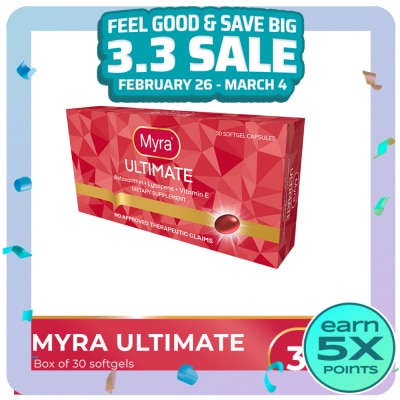 MYRA ULTIMATE Myra With Astaxanthin Box of 30s