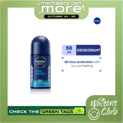 NIVEA Men Deodorant Cool Powder Anti Perspirant Roll on 50ml image