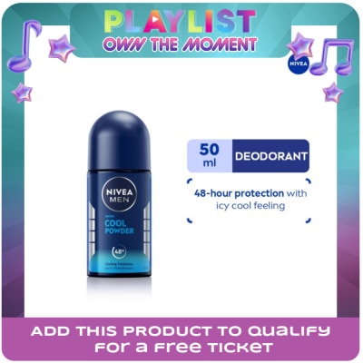NIVEA - Men Deodorant Cool Powder Anti-Perspirant Roll-on 50ml