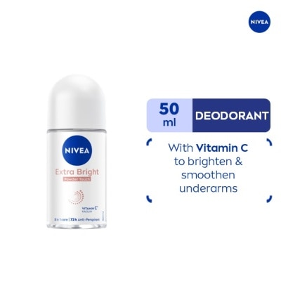 NIVEA NIVEA Deodorant Brightening Powder Anti-Perspirant Roll-On 50ml