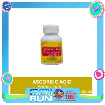 UHP Ceetab Ascorbic Acid 500mg Bottle