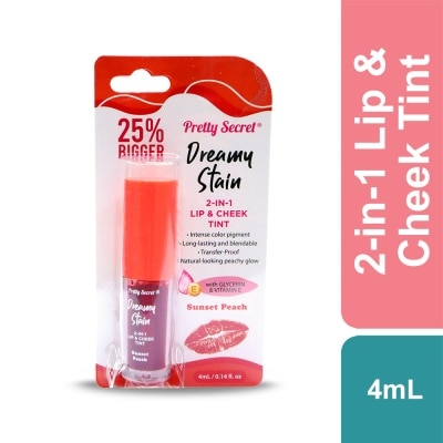 PRETTY SECRET Sunset Peach Lip & Cheek Tint 2.7ml