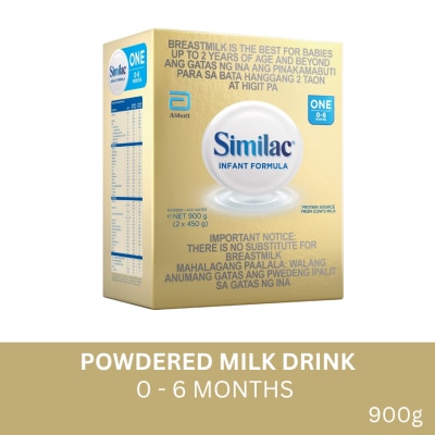 SIMILAC, HMO 0-6 Months 900g | Watsons Philippines