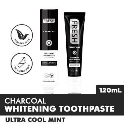 FRESH Charcoal Whitening Toothpaste 120mL