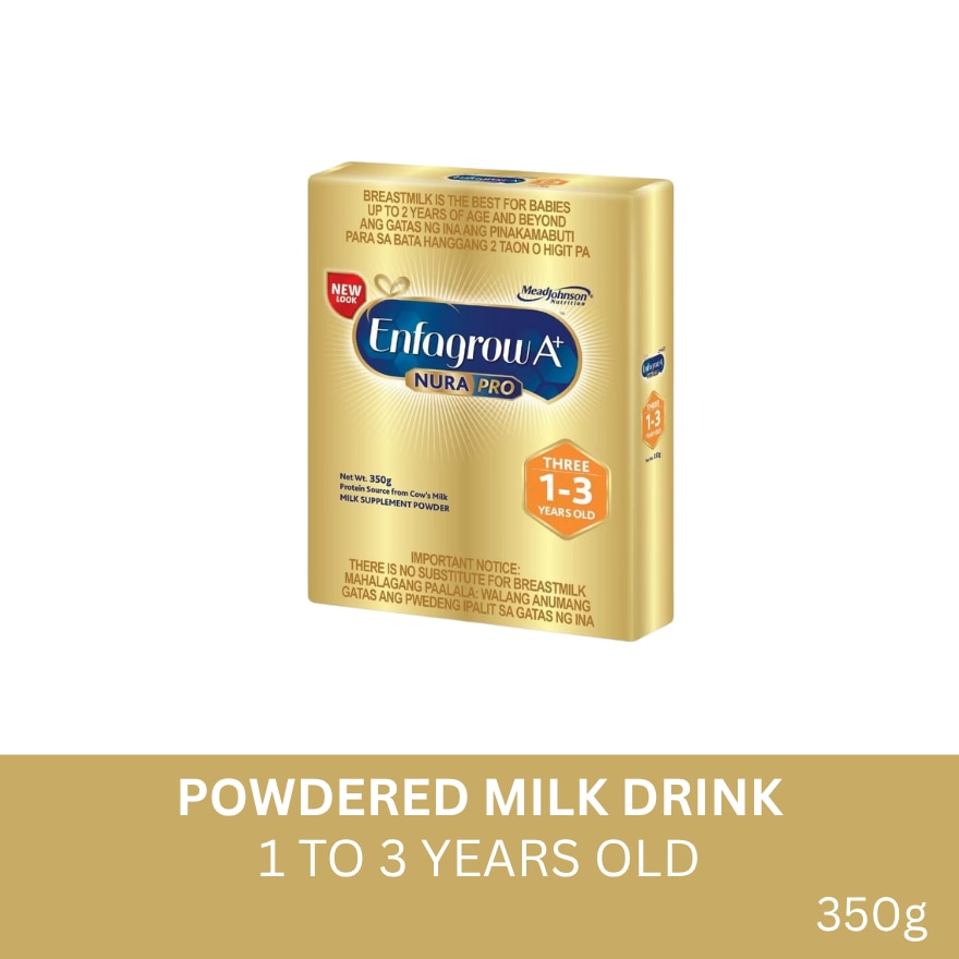 A+ Three NuraPro Milk Supplement Powder for 1-3 Years Old 350g