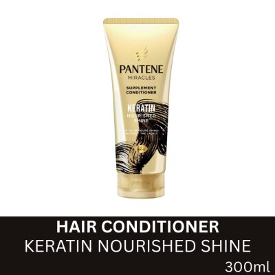 PANTENE 3-Minute Miracle Keratin Straight Intensive Conditioner (300mL)