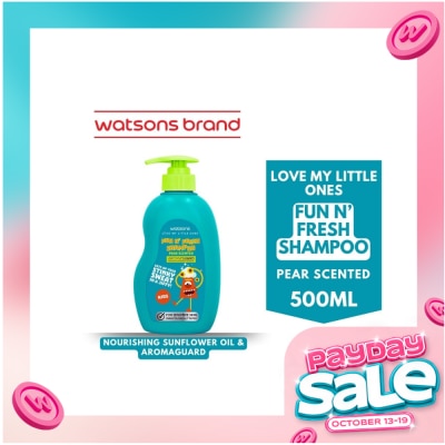 WATSONS Fun n' Fresh Shampoo Pear Scented for Kids 500ml image