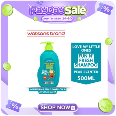WATSONS Fun n' Fresh Shampoo Pear Scented for Kids 500ml image