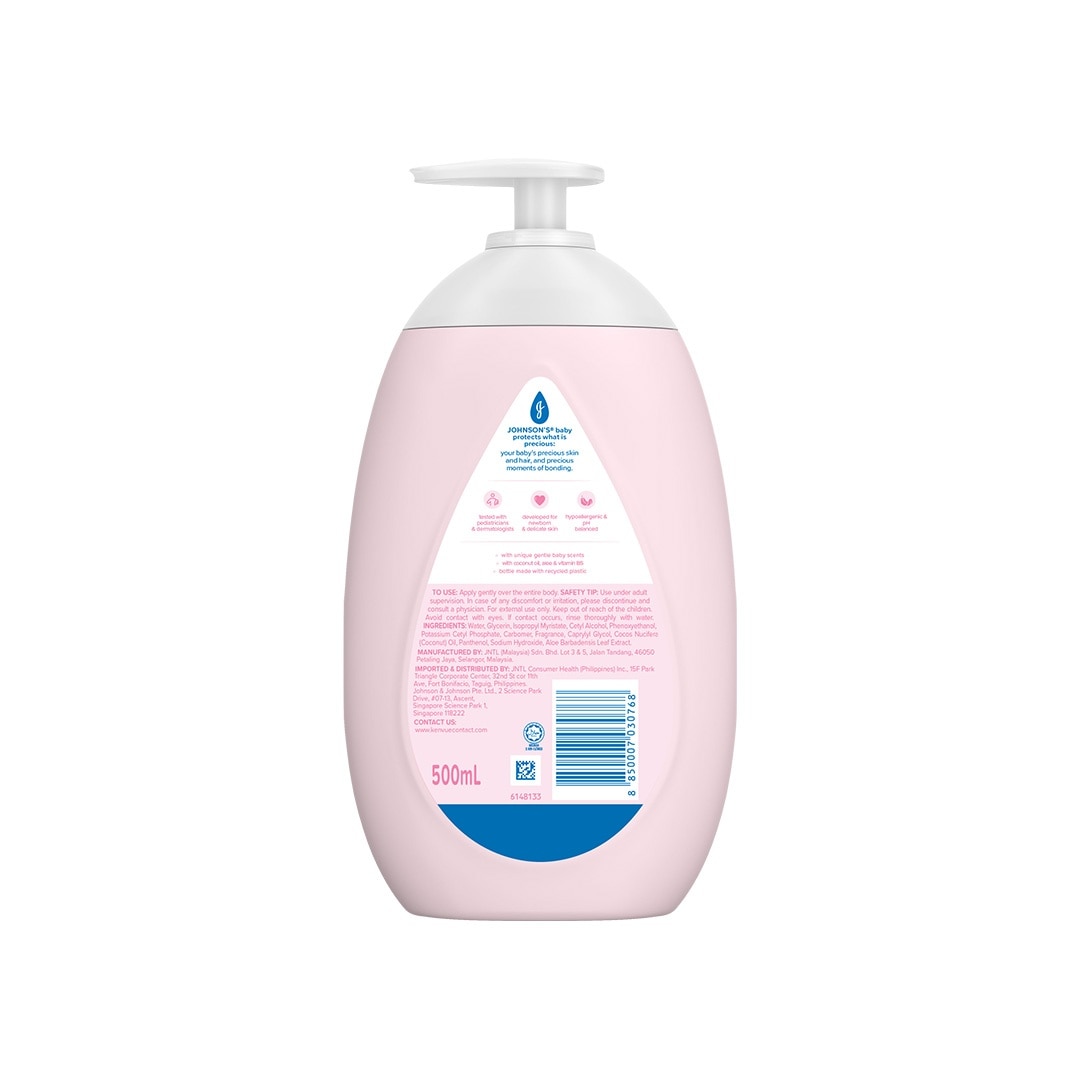 Johnson's Baby Lotion 500ml - Lotion for Baby, Kids, Baby Essentials, Baby Care, Baby Body Lotion