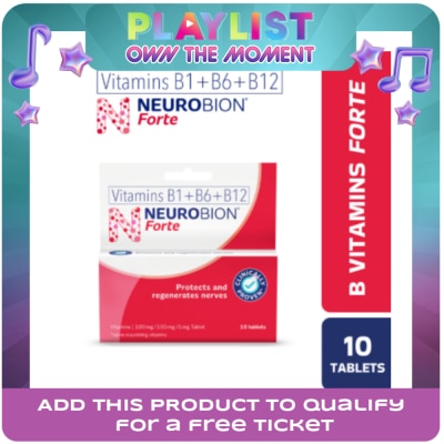 NEUROBION - Forte B Vitamins (B1+B6+B12) Tablet 10s   Nerve Care