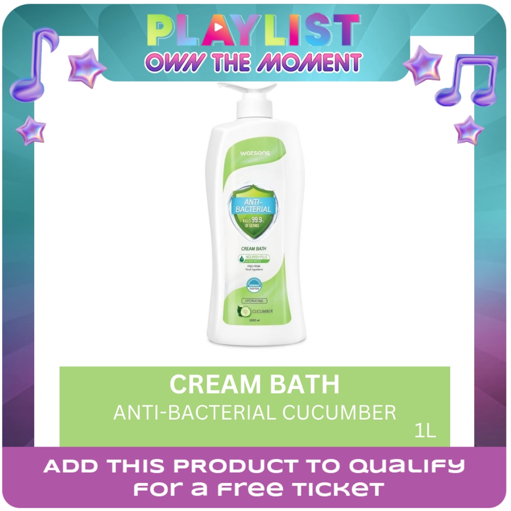 Anti-Bacterial Cream Bath Cucumber Scent 1L