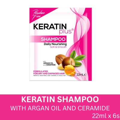 KERATIN PLUS Shampoo Daily Nourishing 22ML 6S