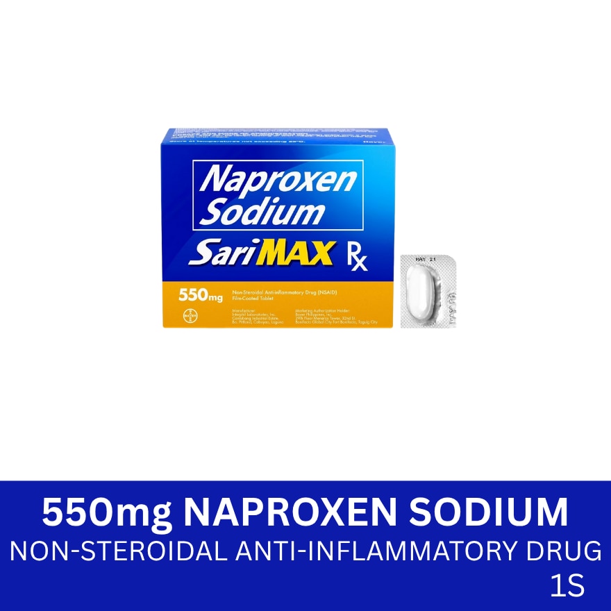 SARIMAX Naproxen Sodium 550mg Sold Per Piece