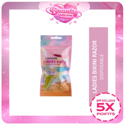 WATSONS - Ladies Bikini Disposable Razors 3 Pieces
