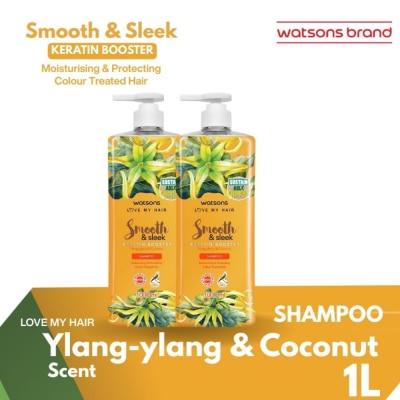 WATSONS - Smooth And Sleek Shampoo Ylang Ylang & Coconut 1L
