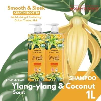 WATSONS Smooth And Sleek Shampoo Ylang Ylang & Coconut 1L