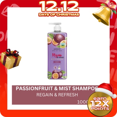 WATSONS Regain And Refresh Shampoo Passionfruit And Mint 1L