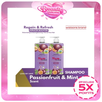 WATSONS - Regain And Refresh Shampoo Passionfruit And Mint 1L