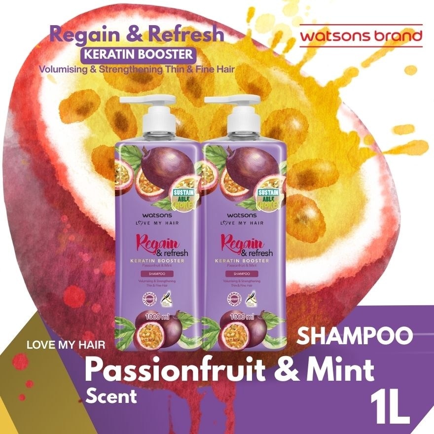 Regain And Refresh Shampoo Passionfruit And Mint 1L