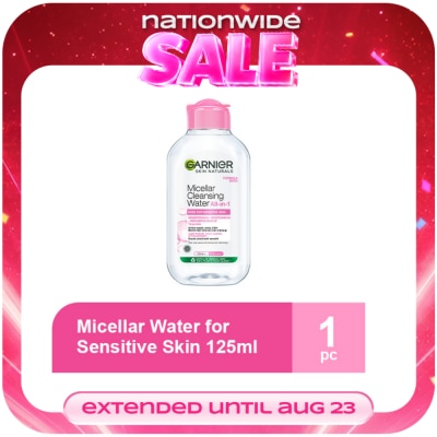 GARNIER - GARNIER Micellar Water Pink for Sensitive Skin 125ml image