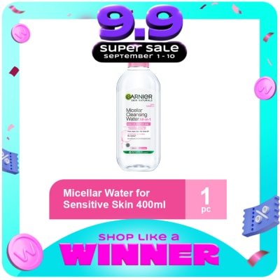 GARNIER - GARNIER Micellar Water Pink for Sensitive Skin 400ml image