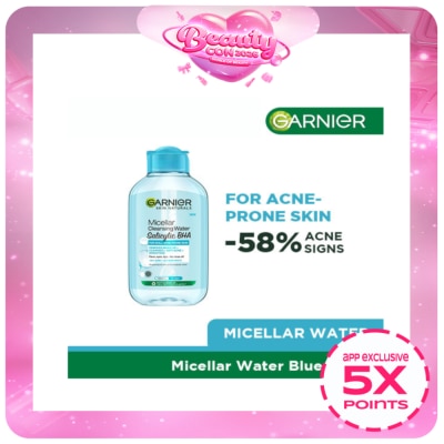 GARNIER - Micellar Cleansing Water Blue 125mL [FOR OILY & ACNE PRONE SKIN]