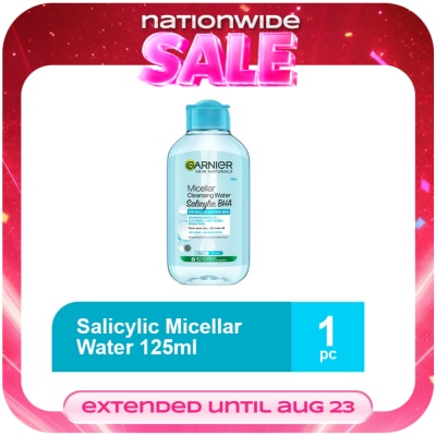 GARNIER - GARNIER Micellar Water Salicylic Acid BHA for Oily and Acne Prone Skin 125ml image
