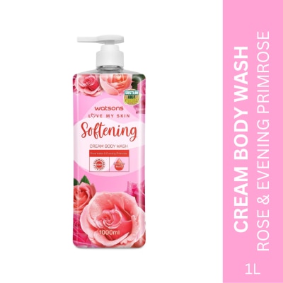WATSONS Softening Cream Body Wash 1L