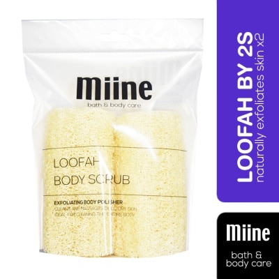 MIINE Loofah Body Scrub 2's Exfoliating Body Polisher