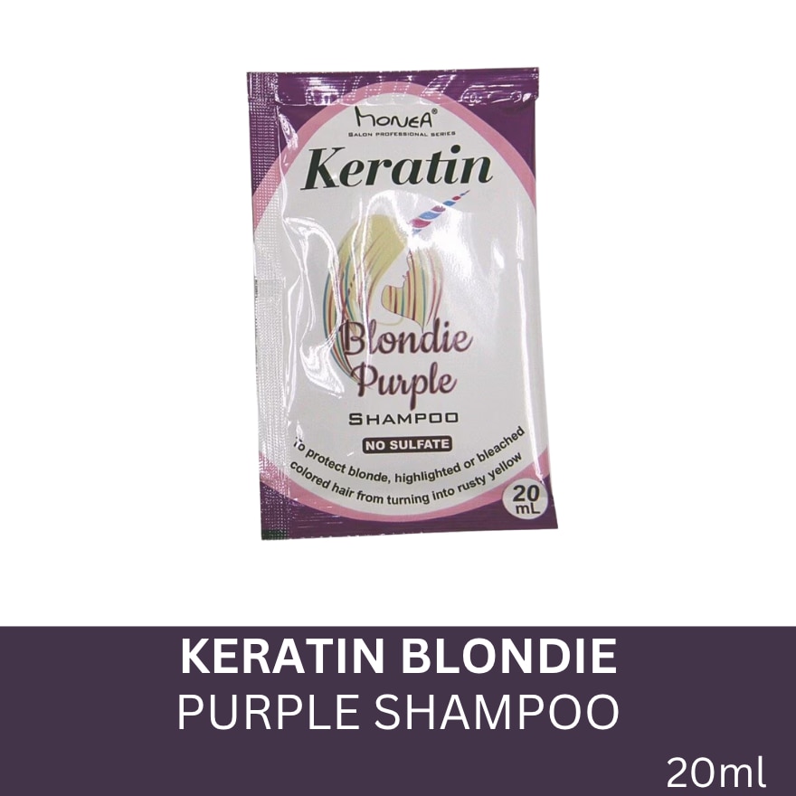 Keratin Blondie Purple Shampoo 20ml