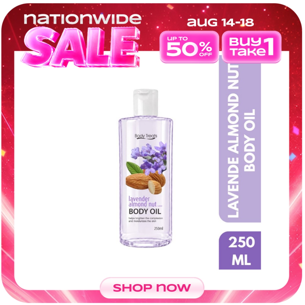 Body Oil Lavender Almond Nut 250ml image
