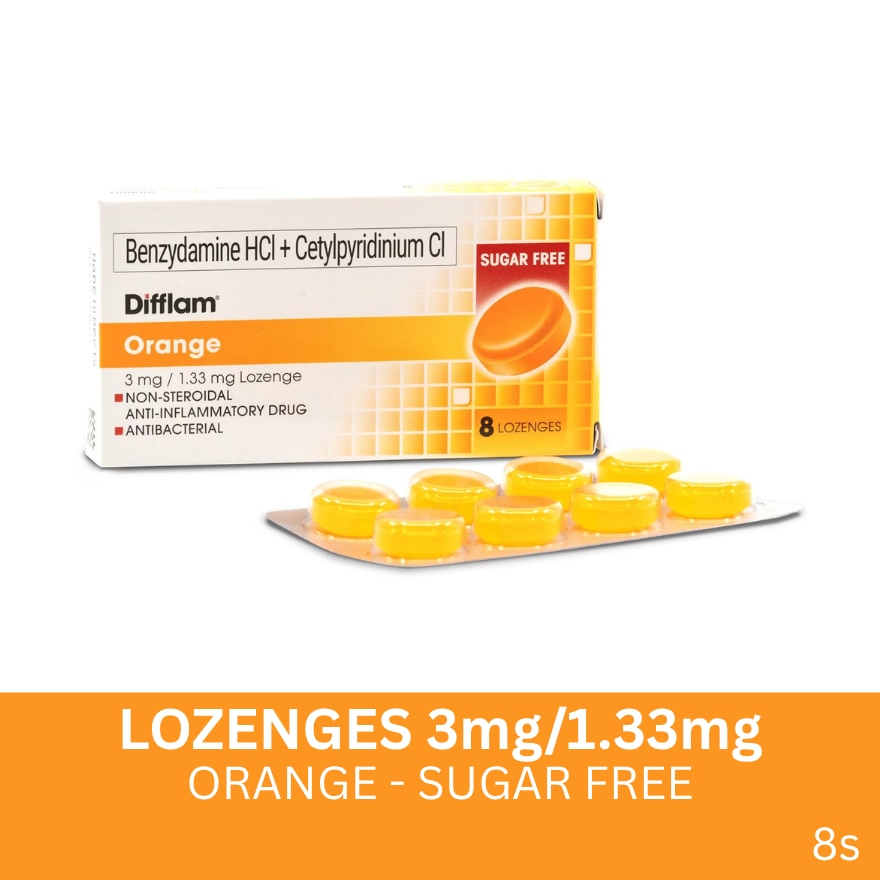 Orange Lozenge 8s