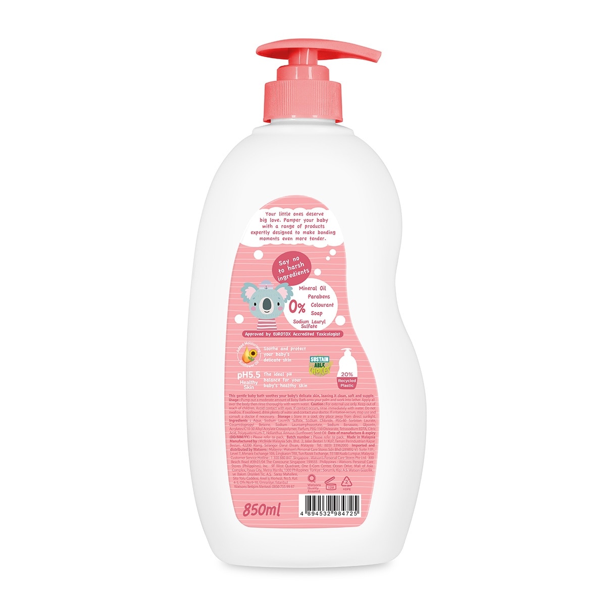 Gentle Baby Bath 850ml