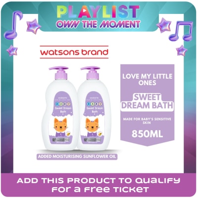 WATSONS - Sweet Dream Baby Bath 850ml