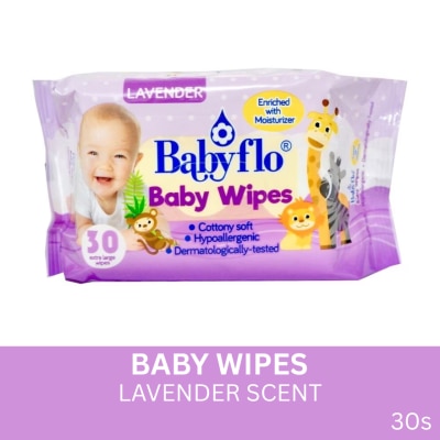 BABYFLO - Baby Wipes Lavender 30s