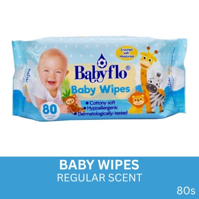 BABYFLO Baby Wipes Regular 80s