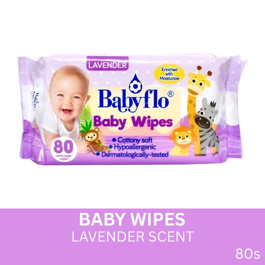 Baby Wipes Lavender 80s