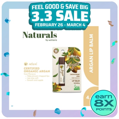 NATURALS WS Argan Revitalising Lip Balm 4.5g