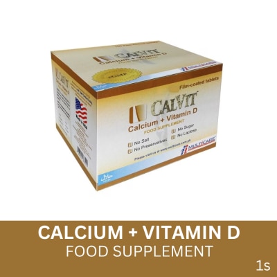 CALVIT Calcium + Vitamin D 1 Film-Coated Tablet