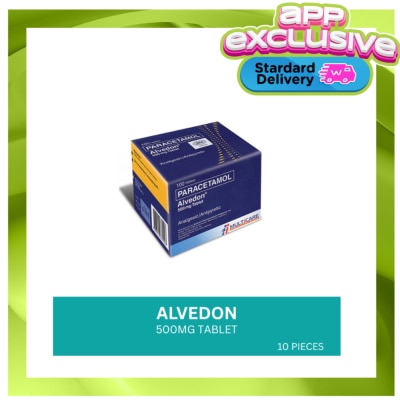 ALVEDON - ALVEDON 500MG 10 PIECES