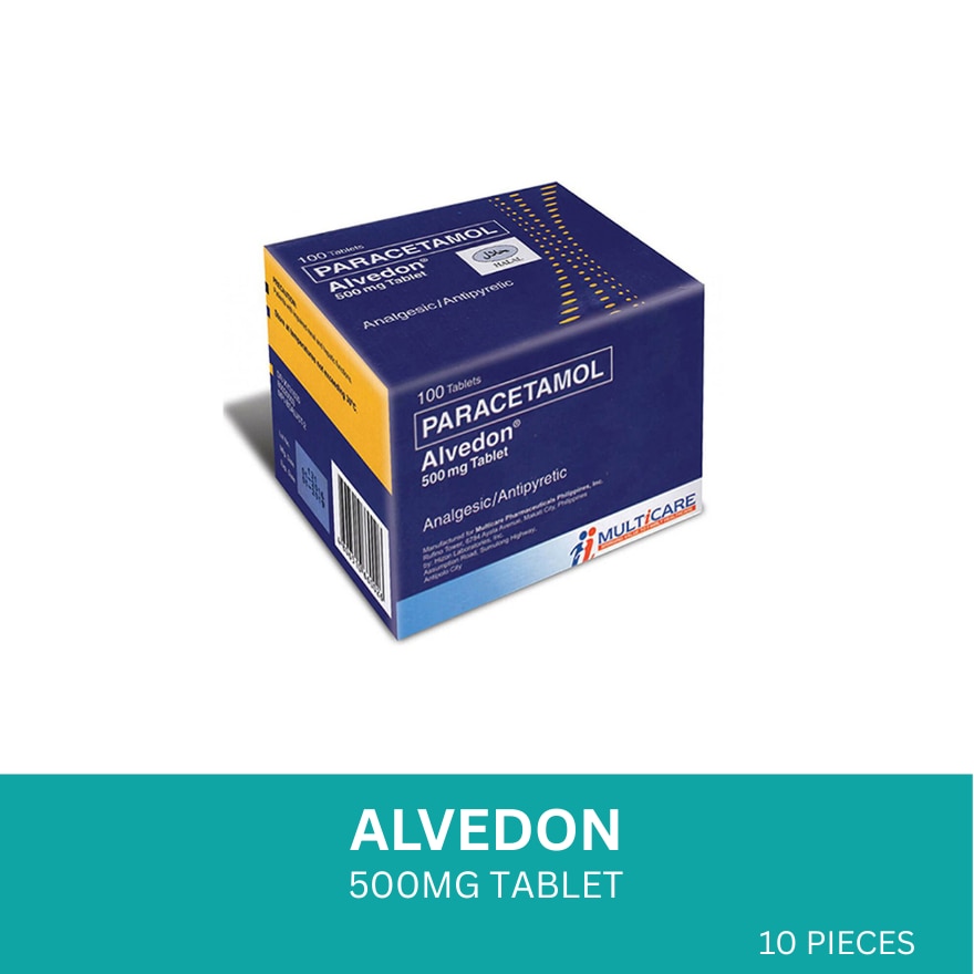 ALVEDON 500MG 10 PIECES