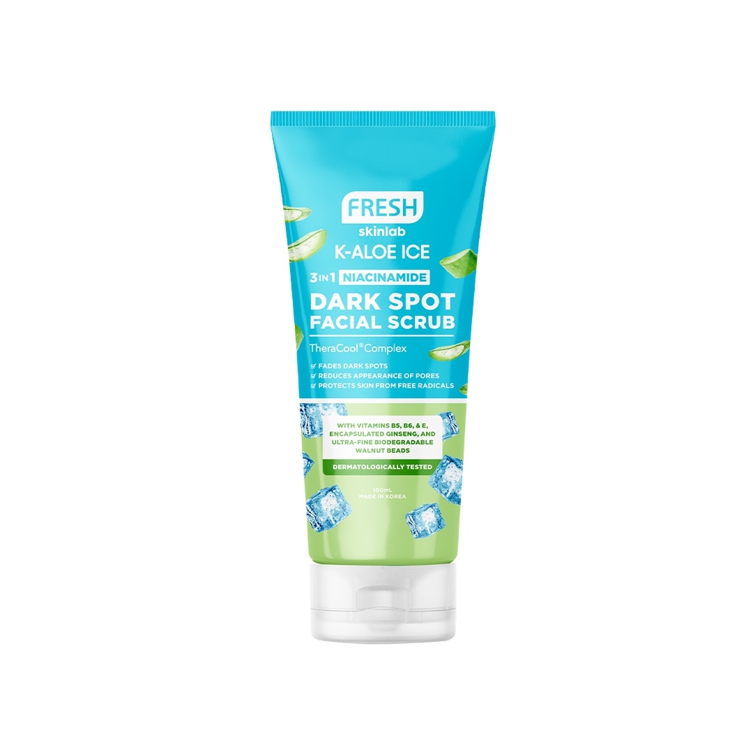 FRESH K Aloe Ice 3 in 1 Niacinamide Dark Spot Facial Scrub 100ml