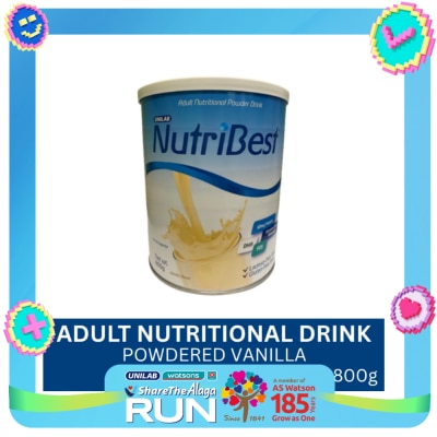 NUTRIBEST Adult Nutritional Powdered Drink Vanilla Flavor 800g