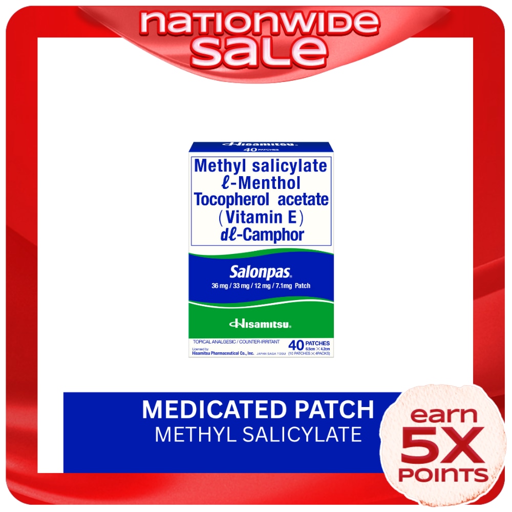 Medicated Patch 40sx1