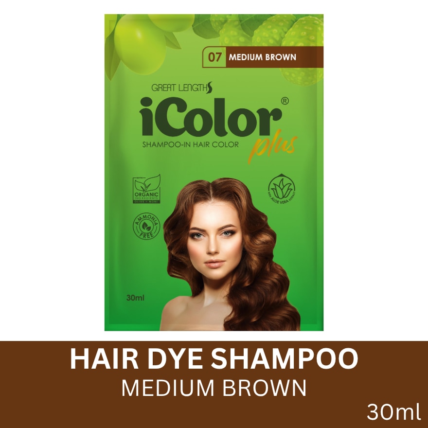 Shampoo-in Hair Color 30ml - Medium Brown